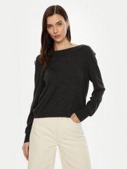 Morgan Sweter 242-MCHOU Szary Regular Fit. Szare swetry klasyczne damskie Morgan, xs, z syntetyku, bez kołnierzyka. Za 169.99 zł.