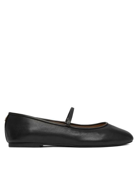 LAUREN RALPH LAUREN Baleriny Jayna 802977874001 Czarny. Czarne baleriny damskie Lauren Ralph Lauren, bez wzorów, ze skóry, bez obcasa. Za 549.99 zł.