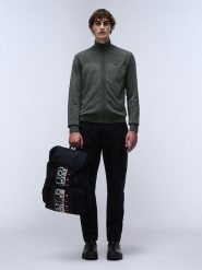 Napapijri Bluza "Derri" w kolorze khaki rozmiar: S. Brązowe bluzy bez kaptura męskie Napapijri, s, z bawełny. Za 118.56 zł.