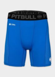 Męskie spodenki sportowe PITBULL elastyczne szorty treningowe RUNWAY. Niebieskie szorty sportowe męskie PITBULL, m, z elastanu, na fitness i siłownię. Za 139.00 zł.