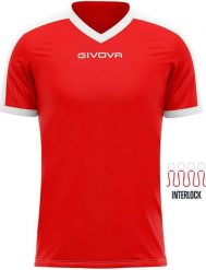 Koszulka piłkarska dla dorosłych Givova Revolution Interlock. Białe topy sportowe damskie Givova, m, bez wzorów, z materiału, bez ramiączek. Za 32.50 zł.