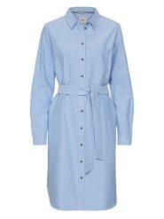 Camel Active Sukienka w kolorze błękitnym rozmiar: XL. Niebieskie sukienki damskie Camel Active, na co dzień, xl, bez wzorów, z bawełny, bez kołnierzyka, bez ramiączek, midi, proste. Za 217.99 zł.