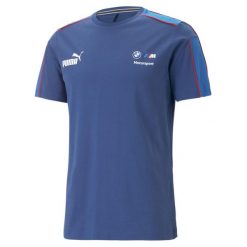 Koszulka Sportowa Męska Puma Bmw Mms Mt7. Niebieskie t-shirty sportowe męskie Puma, m, bez ramiączek, na fitness i siłownię. Za 164.99 zł.