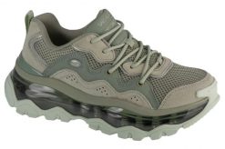 Buty sportowe Sneakersy damskie, Uno Chaos. Zielone buty sportowe na co dzień damskie Skechers, bez wzorów, z materiału, trekkingowe. Za 499.99 zł.