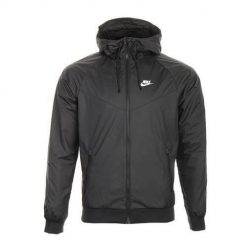 Kurtka uniwersalna męska Nike M Nsw Windrunner. Czarne kurtki treningowe męskie Nike, m, bez wzorów, z syntetyku, do biegania. Za 512.00 zł.