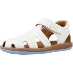Sandały CAMPER SELLA HOUSTON/BICHO FW RY Biały. Białe sandały damskie Camper, bez wzorów, ze skóry, bez obcasa. Za 276.71 zł.