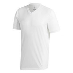 Koszulka piłkarska adidas Tabela 18 Jersey męska. Białe t-shirty sportowe męskie Adidas, m, z jersey, bez ramiączek, do piłki nożnej. Za 59.00 zł.