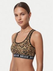 Just Cavalli Biustonosz top 80PAJU02 CJUT3 Beżowy. Brązowe biustonosze Just Cavalli, xs, bez wzorów, z bawełny, bez kołnierzyka. Za 227.99 zł.