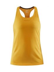 Craft Top sportowy "ADV Essence" w kolorze żółtym rozmiar: XS. Żółte topy damskie Craft, xs, bez wzorów, z materiału, bez kołnierzyka. Za 67.45 zł.