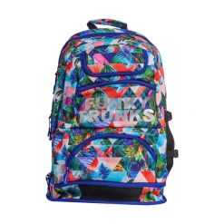 Plecak sportowy FUNKY TRUNKS Elite Squad Palm Prism. Niebieskie plecaki damskie FUNKY TRUNKS, bez wzorów, z materiału, sportowe. Za 249.00 zł.