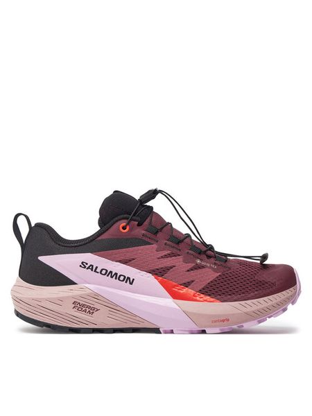 Salomon Buty do biegania Sense Ride 5 Gore-Tex L47592300 Fioletowy. Fioletowe obuwie do biegania damskie Salomon. Za 459.99 zł.