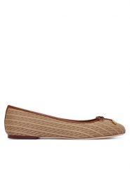 LAUREN RALPH LAUREN Baleriny 802P18430001 Beżowy. Brązowe baleriny damskie Lauren Ralph Lauren, bez wzorów, bez obcasa. Za 729.99 zł.