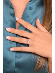 Maison héritage PARIS Złoty pierścionek "Brillant Lucia" z diamentami rozmiar: 56. Szare pierścionki damskie maison héritage PARIS, z diamentem, złote. Za 2,022.99 zł.