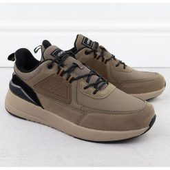 Buty sportowe męskie brązowe Atletico VB17395. Brązowe buty sportowe na co dzień męskie bez zapięcia. W wyprzedaży za 228.69 zł.