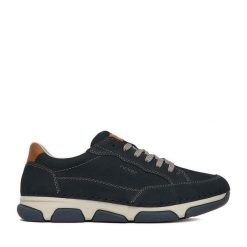 Półbuty Rieker. Niebieskie półbuty męskie Rieker, bez zapięcia. Za 439.99 zł.