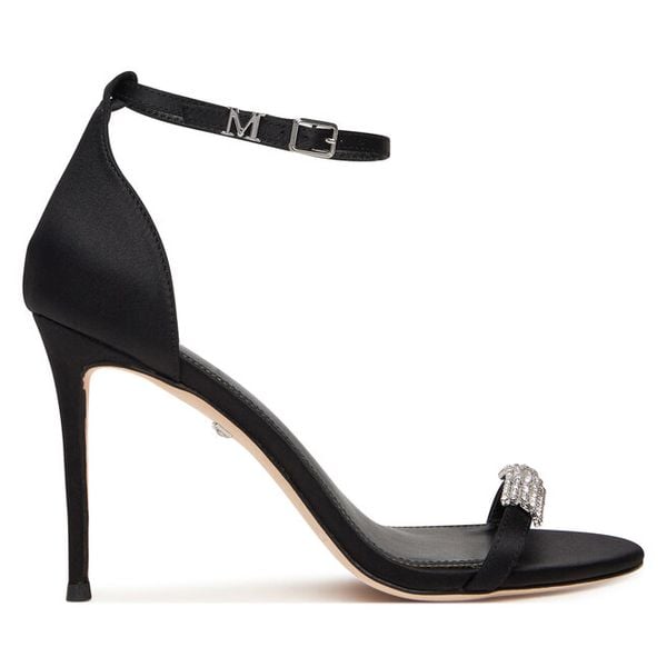 Sandały Marciano Guess. Czarne sandały damskie Marciano Guess, z aplikacjami, bez obcasa, na szpilce. Za 989.99 zł.