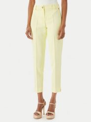 Maryley Spodnie materiałowe 26EB52Z/43LE Żółty jasny Regular Fit. Żółte spodnie materiałowe damskie Maryley, bez wzorów, z materiału. Za 229.99 zł.