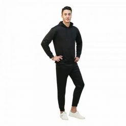 Bluza z kapturem Softee Elegant. Czarne bluzy sportowe damskie Softee, na jesień, l, bez wzorów, z materiału, bez ramiączek, z kapturem. Za 161.99 zł.