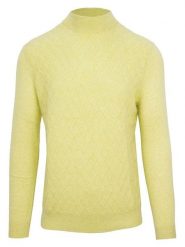 Malo Optimum Sweter "Lupetto" w kolorze jasnożółtym rozmiar: XXL. Żółte swetry męskie Malo Optimum, xxl, bez wzorów, z kaszmiru, bez kołnierzyka. Za 382.99 zł.