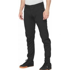 Spodnie rowerowe męskie 100% Airmatic. Czarne spodnie sportowe męskie 100%. Za 459.99 zł.
