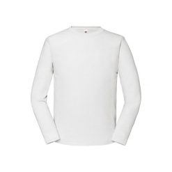 Koszulka Z Długim Rękawem Unisex Adult Iconic 190. Białe bluzki damskie Fruit of the Loom, xl, bez wzorów, sportowe, bez kołnierzyka, bez ramiączek. Za 60.99 zł.