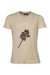 T-shirt dziewczęcy HKM Kids Hobby Horsing Rainbow. Brązowe koszulki dziewczęce HKM, bez wzorów, z materiału, bez ramiączek. Za 123.00 zł.