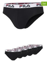 Fila Slipy (5 par) w kolorze czarnym rozmiar: XL. Czarne slipki męskie Fila, bez wzorów. Za 100.99 zł.