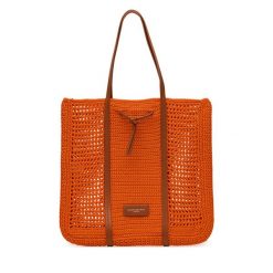 Torebka Gianni Chiarini. Pomarańczowe torebki klasyczne damskie Gianni Chiarini, bez wzorów, bez dodatków. Za 349.99 zł.