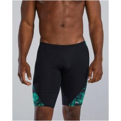 Spodenki pływackie męskie TYR Swimsuit - Radiant Flare. Czarne kąpielówki męskie TYR, m, bez wzorów, do pływania. Za 199.99 zł.