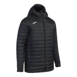 Kurtka dziecięca z kapturem Joma Urban V. Czarne kurtki treningowe męskie Joma, na zimę, m, bez wzorów, z materiału, do biegania. Za 479.50 zł.