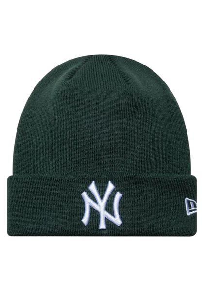 Czapka New York Yankees League Essential. Zielone czapki męskie New Era, bez wzorów, z materiału, eleganckie. Za 153.60 zł.