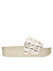 Liu Jo Klapki Mykonos 01 BA5097 EX252 Złoty. Żółte klapki damskie Liu Jo, bez wzorów, z tworzywa sztucznego, bez obcasa. Za 289.00 zł.