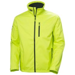 Kurtka narciarska Helly Hansen Crew 2.0. Zielone kurtki męskie Helly Hansen, bez wzorów, sportowe, bez kaptura. W wyprzedaży za 560.50 zł.