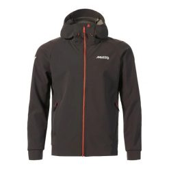 Kurtka softshell z kapturem Musto Lpx. Czarne kurtki męskie Musto, bez wzorów, z softshellu, sportowe, z kapturem. Za 848.50 zł.