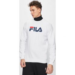 Fila - Bluza. Niebieskie bluzy bez kaptura męskie Fila, l, z bawełny. Za 259.90 zł.