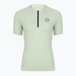 Koszulka rowerowa damska ATTABO TEVRA. Zielone bluzki sportowe damskie ATTABO, na lato, m, bez wzorów, z dzianiny, bez ramiączek. Za 89.99 zł.