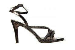 Sandały Bayla-187 587-1733 Platinum Mirror 187177, Czarny, Skóra ekologiczna - 36. Czarne sandały damskie Bayla, bez wzorów, z lakierowanej skóry, bez obcasa, na platformie. W wyprzedaży za 179.10 zł.