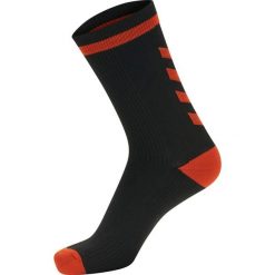 Skarpetki Hummel Elite Indoor Low. Czarne skarpetki męskie HUMMEL, bez wzorów, z bawełny. Za 54.00 zł.
