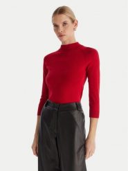 ACCESS FASHION Golf 54-8072 Czerwony Slim Fit. Czerwone golfy damskie ACCESS FASHION, m, bez wzorów, z wiskozy, bez ramiączek. Za 269.99 zł.