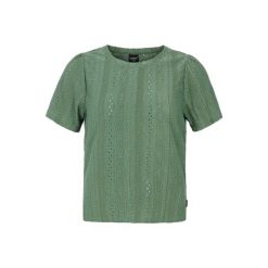 Koszulka damska Protest Folio. Zielone bluzki damskie Protest, bez wzorów, eleganckie, bez kołnierzyka, bez ramiączek. Za 185.00 zł.