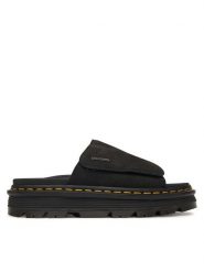 Dr. Martens Klapki Zebzag DM42409001 Czarny. Czarne klapki damskie Dr. Martens, bez wzorów, bez obcasa. Za 679.99 zł.