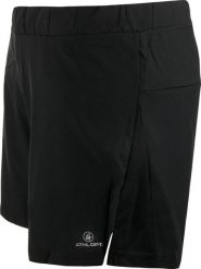 Męskie spodenki Athl. Dpt Virgilio Black. Czarne szorty męskie Givova, bez wzorów, z poliesteru, sportowe. Za 162.99 zł.