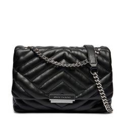 Torebka Armani Exchange. Czarne listonoszki damskie Armani Exchange, bez wzorów, bez dodatków. Za 639.99 zł.