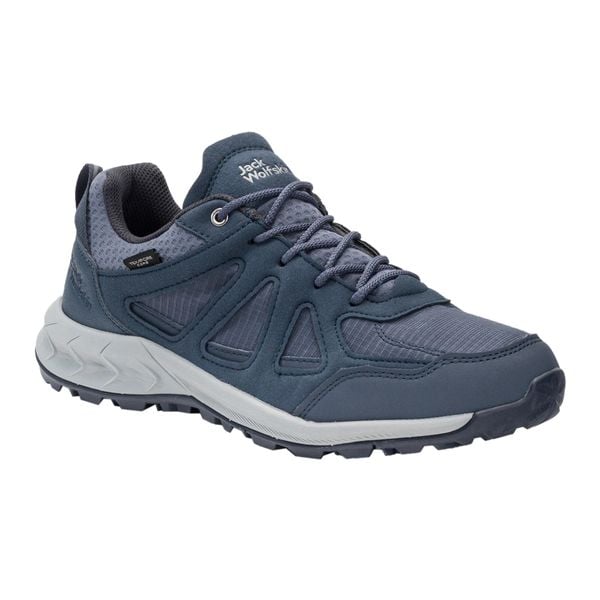 Buty trekkingowe damskie Jack Wolfskin Woodland 2 Texapore Low. Niebieskie obuwie trekkingowe damskie Jack Wolfskin. Za 467.90 zł.