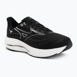 Buty do biegania męskie Mizuno Wave Rider 29 2E. Czarne obuwie do biegania damskie Mizuno, mizuno wave. Za 489.99 zł.