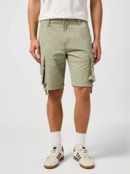 WRANGLER MĘSKIE SPODENKI WRANGLER CJ CARGO SHORTS TEA 112362504. Szorty męskie Wrangler, bez wzorów. Za 179.99 zł.