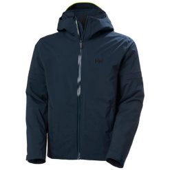 Kurtka narciarska Helly Hansen Courchevel. Niebieskie kurtki męskie Helly Hansen, m, bez wzorów, bez kaptura, narciarskie. Za 1,640.00 zł.