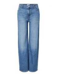 Pieces Dżinsy - Wide leg - w kolorze niebieskim rozmiar: W27/L30. Niebieskie jeansy damskie Pieces. Za 119.95 zł.