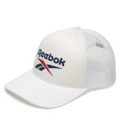 Czapka z daszkiem Reebok. Białe czapki męskie Reebok, bez wzorów. Za 79.99 zł.