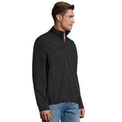 Męska Kurtka Radian Soft Shell. Niebieskie kurtki męskie SOL'S, m, bez wzorów, z elastanu, bez kaptura. Za 292.99 zł.